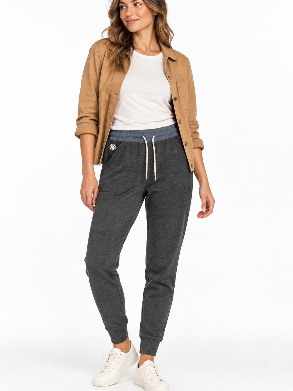 Marine Layer Weekend Sport Jogger Pants Medium Charcoal Blue Workwear Athleisure